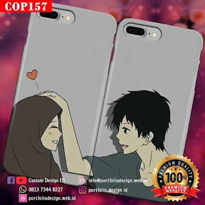 Desain sendiri casing couple muslim terbaru free COP157