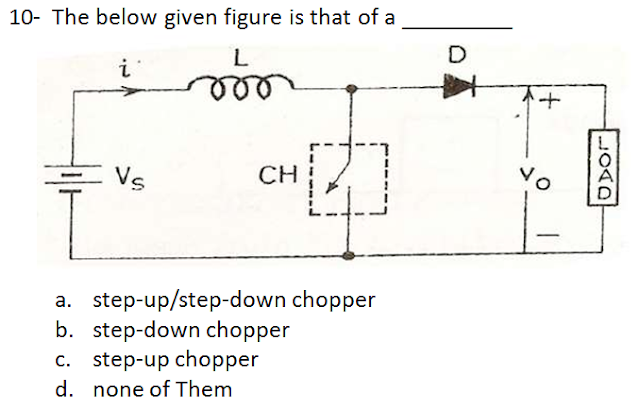 ITI Electronics Mechanic 2nd Year MCQ - Chapter Chopper AC Link and DC Link Important Question and Answer