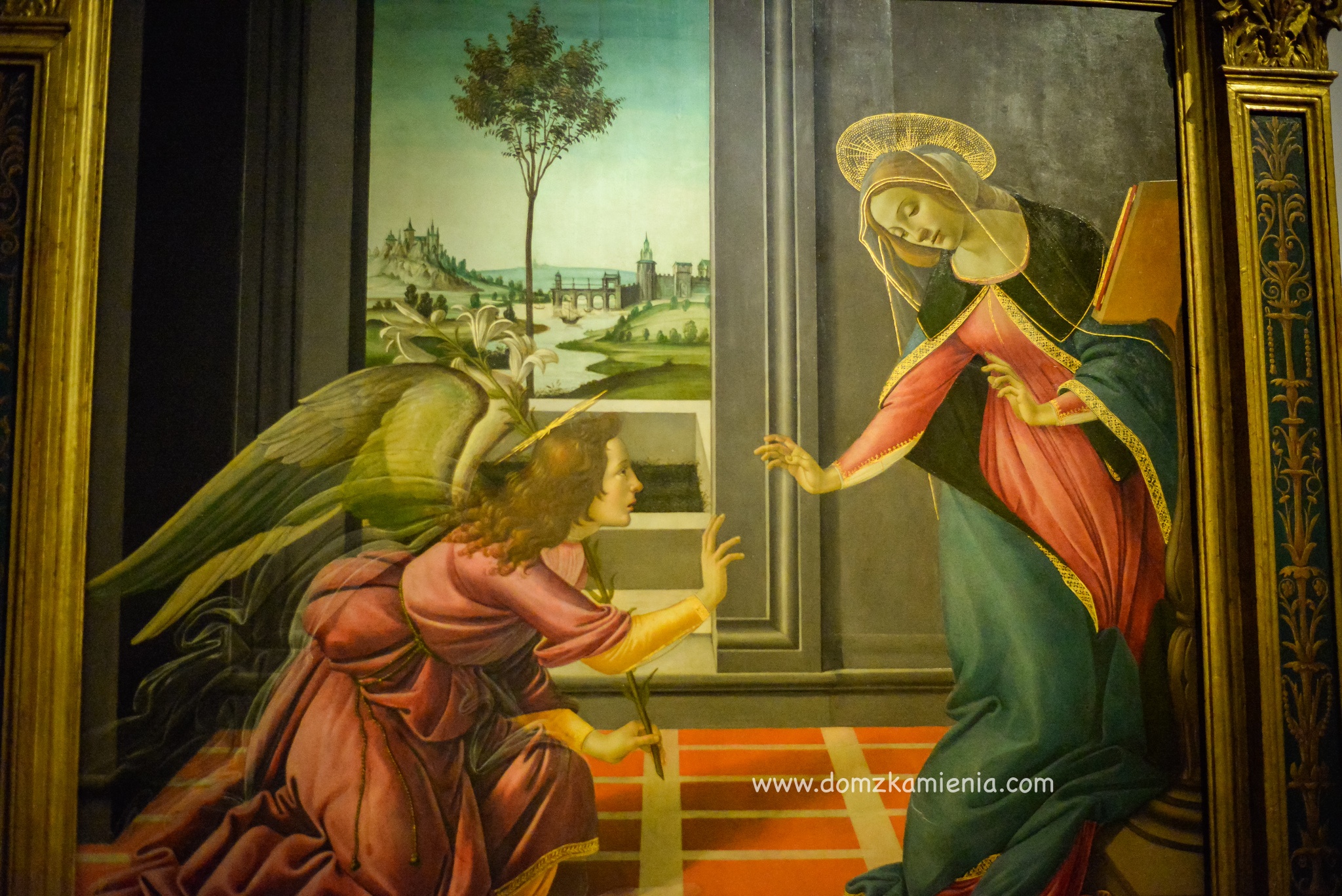 Dom z Kamienia, Sekrety Florencji, obrazy w Uffizi