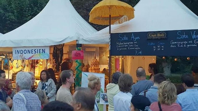 Kuliner dan Kerajinan Khas Indonesia Laris di Festival Mainuferfest Jerman