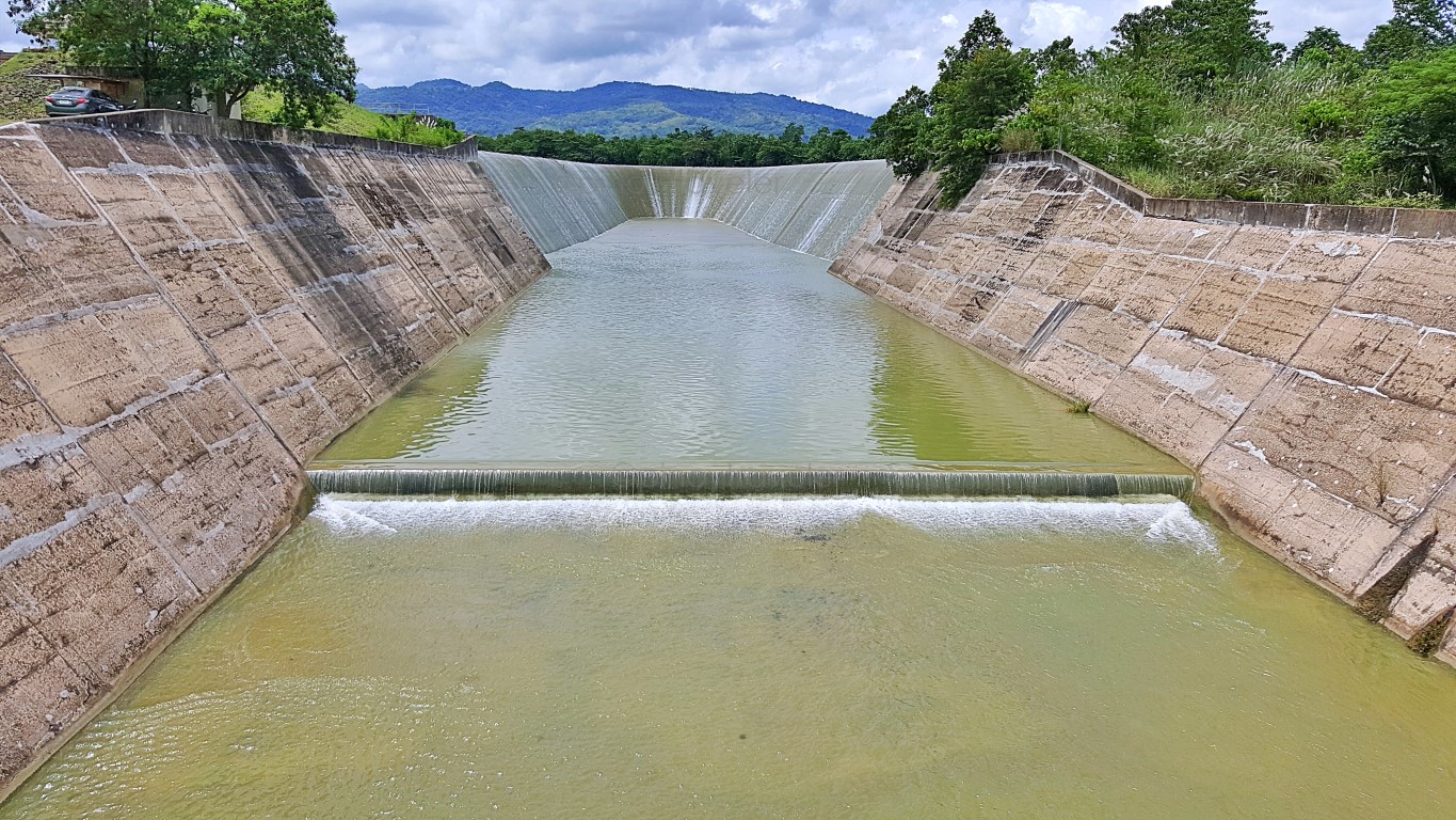 Spillway of Malinao Dam in Pilar, Bohol