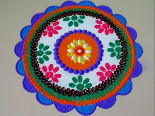 new design of rangoli for diwali