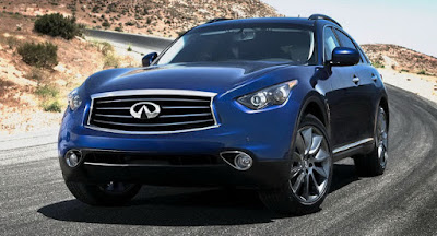 2012 Infiniti FX in blue color