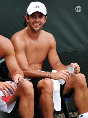 Fernando Verdasco Shirtless at Miami Open 2010