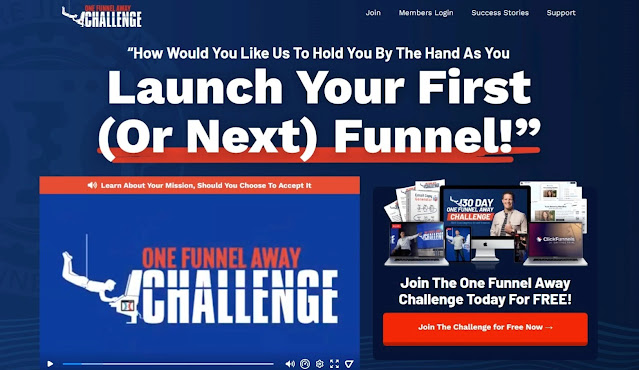 one funnel away challenge home page