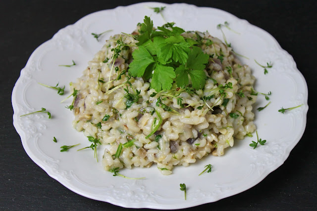 Risotto kochen, Risotto Rezepte, was koche ich heute, rezept des tages, leckere rezeptideen, mit kräutern, kräuter risotto