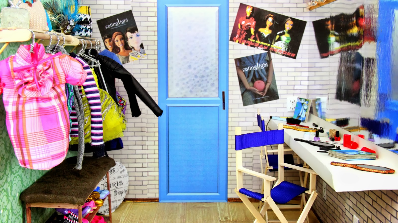 Doll Backstage Dressing Room and Drama Printables