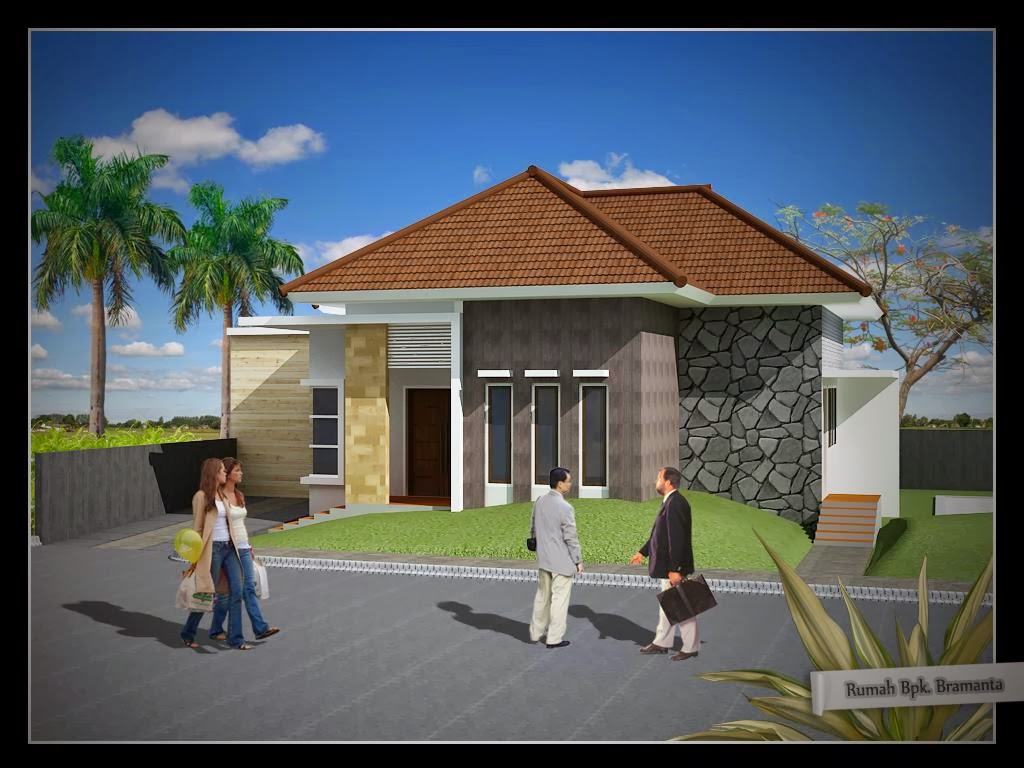  Desain Rumah 1 Lantai Terbaru  Konsep Desain  Rumah 