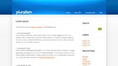 Pluralism-blogger-template