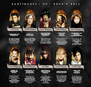 Santidades do Rock'n Roll. Santo rock que estás no céu.