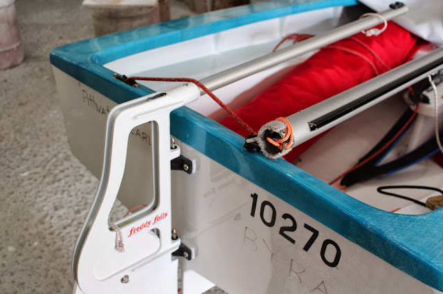 dinghy sports: new heron rudder box