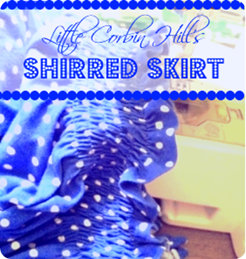 shirred skirt preview