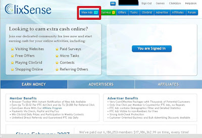 Cara Mendapatkan Uang Dari Clixsense 