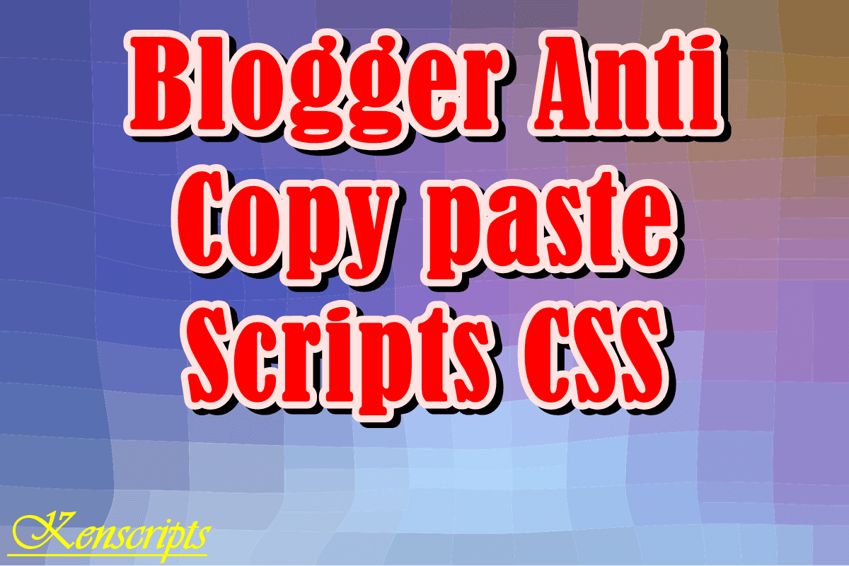 Artikel Anti copas blog Agar Artikel | Kenscripts