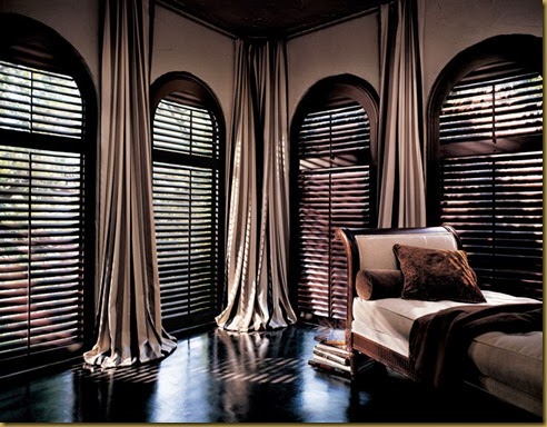 arched window blinds
