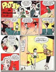 Comic Strip art cartoon girls dancing school Ballet Patsy-in-Hollywood