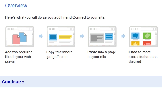 How to add Google Friend Connect to Blogger blogs