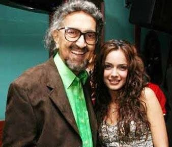 Shazahn with father Alyque Padamsee