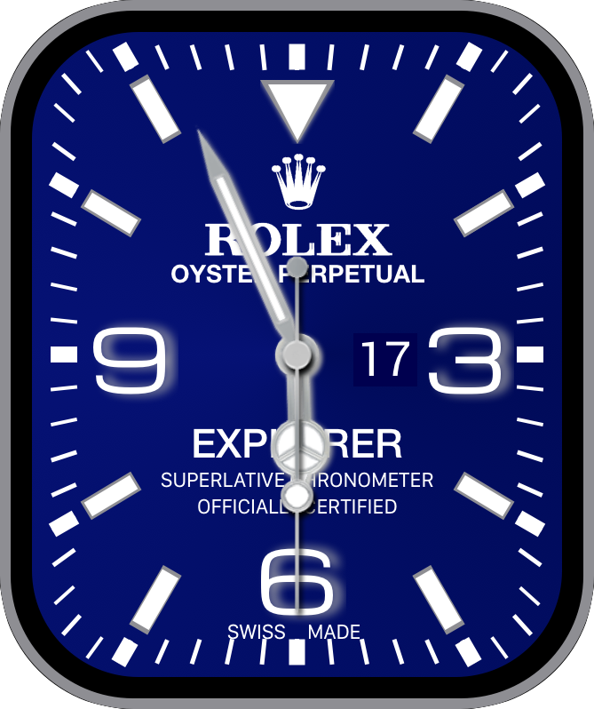 fire veteran Citron My Rolex Oyster Perpetual Explorer Watch Face for Apple Watch!