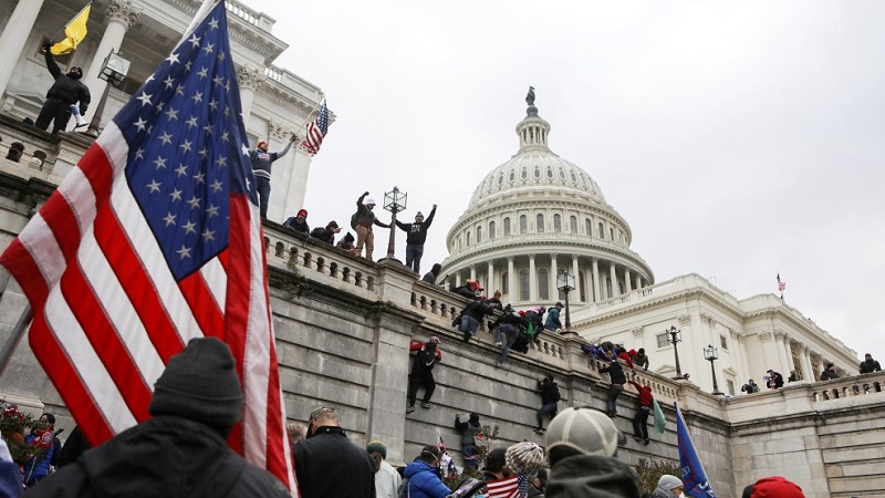 Protest in Capitol Hill, Washington DC, America, USA