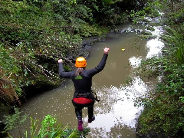 Canyoning in the Waitakeres-- New Zealand Working Holiday: The First Steps