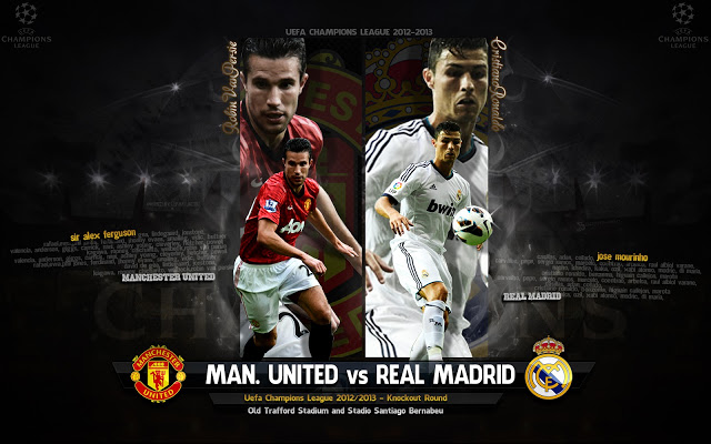 Hasil Skor Akhir MU Manchester United vs Real Madrid Leg 2 Liga Champions (Rabu, 6 Maret 2013)