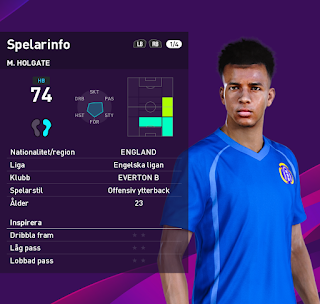 PES 2020 Faces Mason Holgate by Random Facemaker