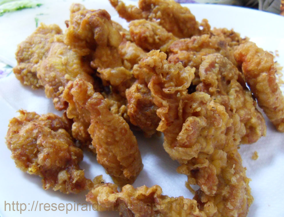 Resepi Raidah Ayam Goreng Celup Tepung