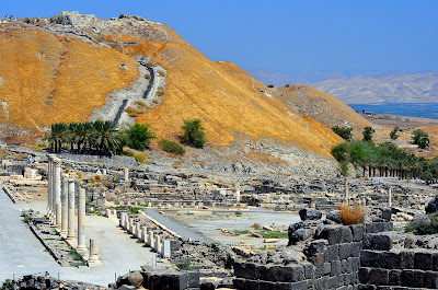 bet shean national park israel ruins