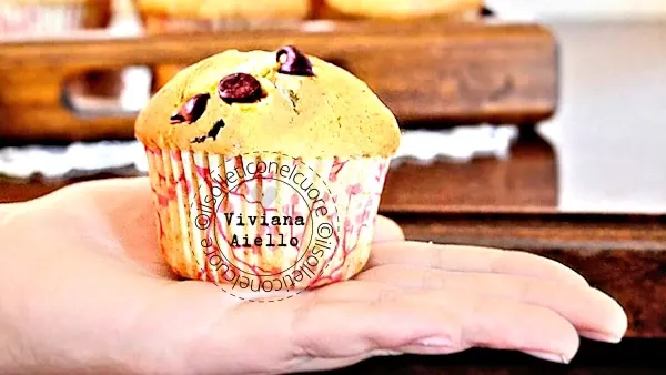la ricetta dei muffin alle banane con gocce di cioccolato