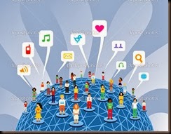 Global social media network