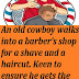 Funny Joke ‣ The Barber’s Shop