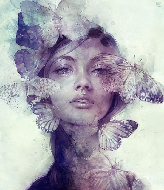 Anna Dittmann escume deviantart ilustrações mulheres lirismo surrealismo