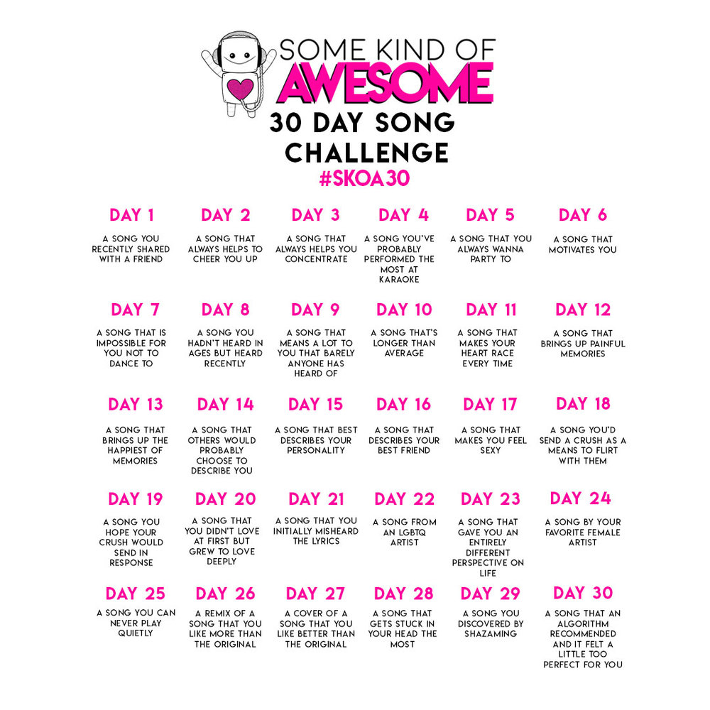 30 Day Song Challenge Music Of My Life