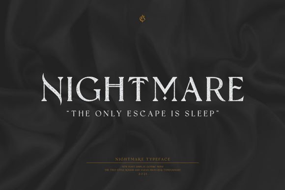 Download Nightmare Gothic Font - Blackletter Fonts