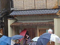 降りしきる雨・雨・雨・・・・。