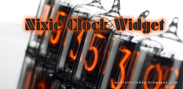 Nixie Clock Widget android apk