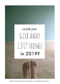 Could you Give Away 2,019 things in 2019? 