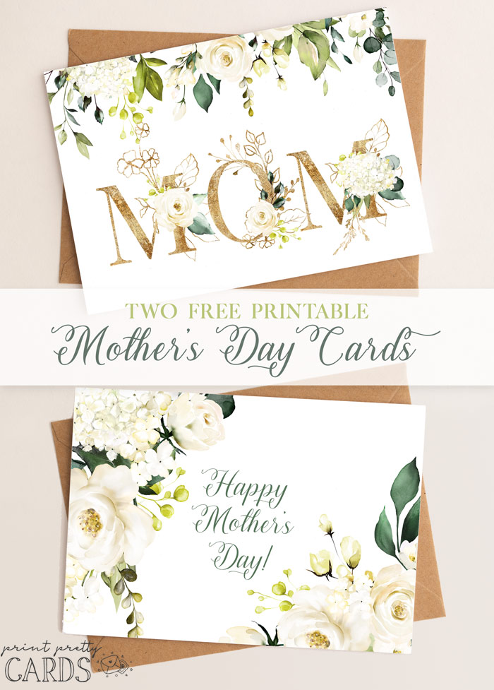 Cards to Print for Mother's Day