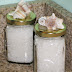 CRAFTS WITH ANASTASIA-- SHELL JARS AND BATH SALTS