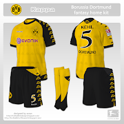 Borussia Dortmund fantasy kits (borussia dortmund home)