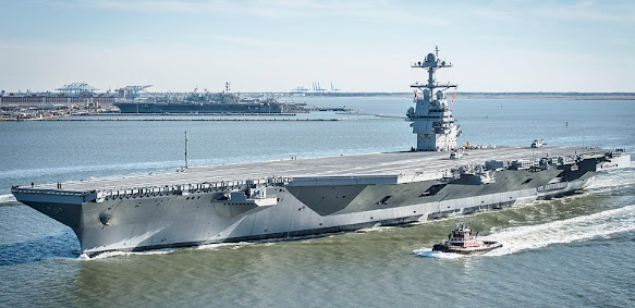 Sailing Soon, USS Gerald Ford AS Named The Largest Aircraft Carrier In The World