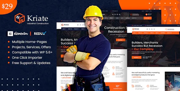 Best Industrial Construction Multipurpose WordPress Theme