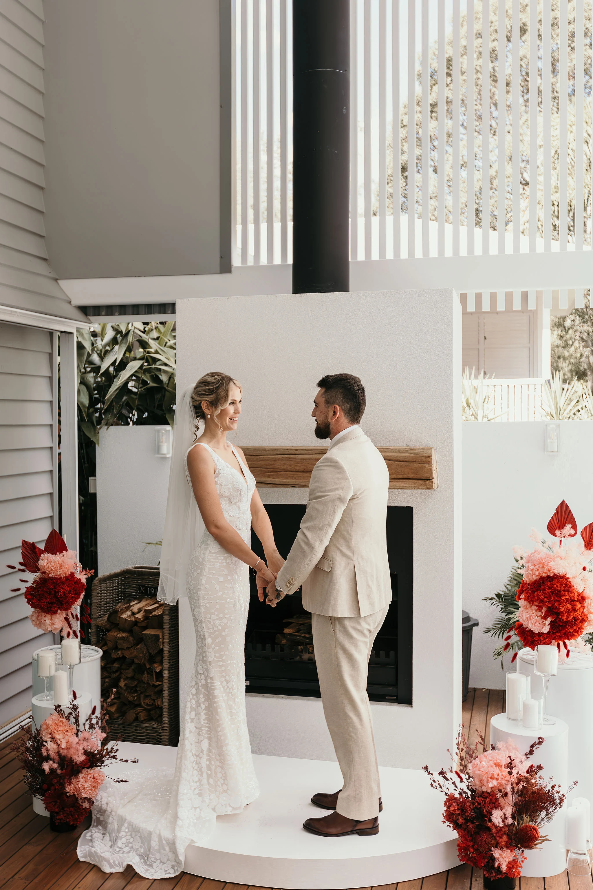 brisbane valentines day themed wedding shoot images by october falls photography