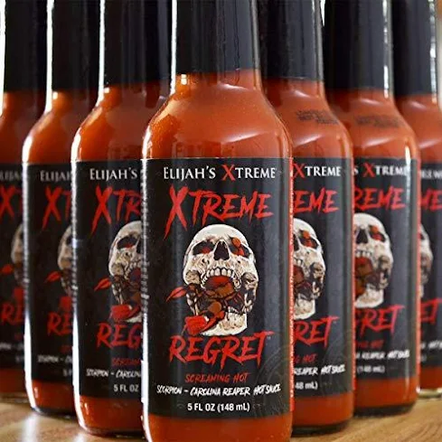 Elijah's Xtreme Regret Reserve Hot Sauce