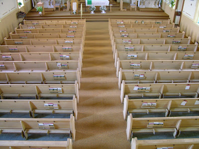 church pew refurbishing