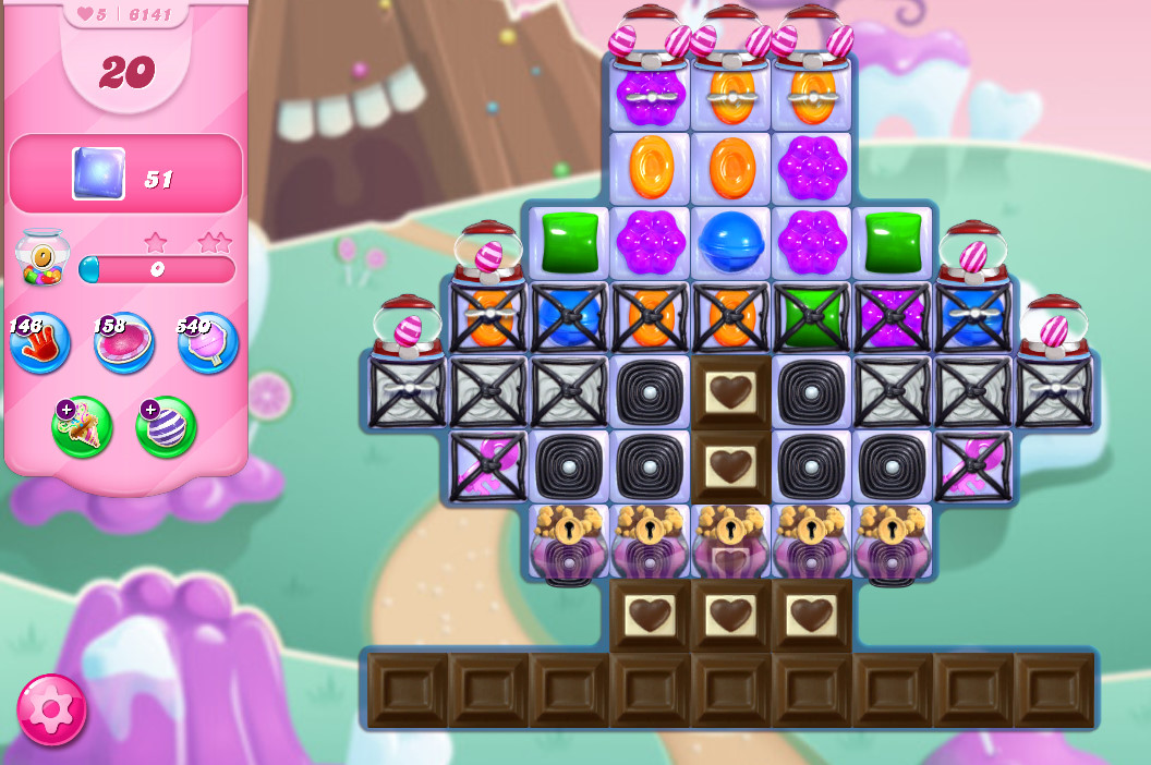 Candy Crush Saga level 6141