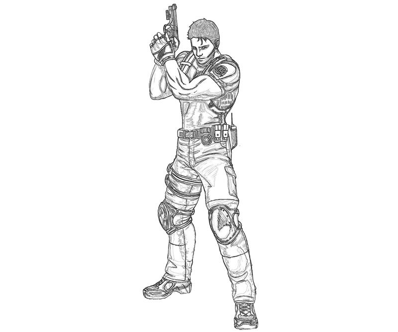 Resident Evil Chris Redfield Portrait | Tubing