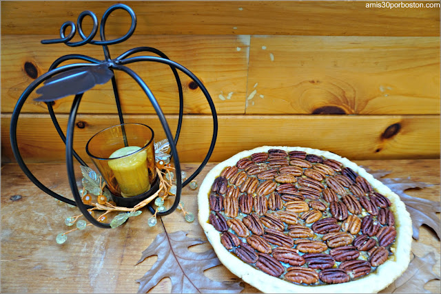 Chocolate Bourbon Pecan Pie sin Cocer