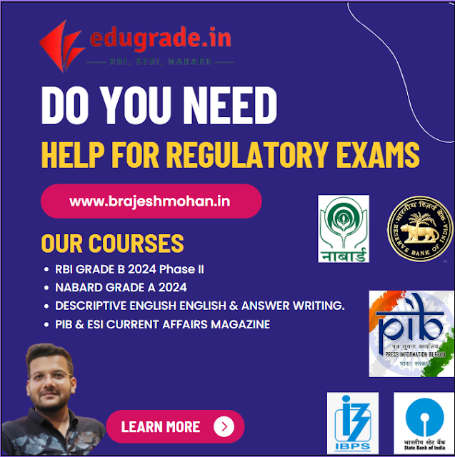 RBI, NABARD Courses by Brajesh Mohan